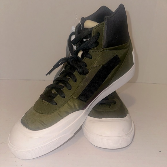 Nike Drop Type Mid Summit Mens Size 12 Green Athletic Comfort Walking Sneakers - Picture 1 of 10